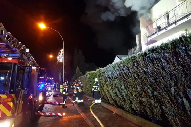 Niederpallen / Brand in Einfamilienhaus: Rettungskräfte finden Toten