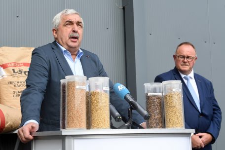 LSG-Präsident Carlo Hess und Landwirtschaftsminister Romain Schneider