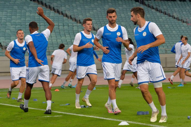 Auftakt Der Nations League Aserbaidschan Als Fixpunkt Fur Die Roten Lowen Tageblatt Lu Tageblatt Lu