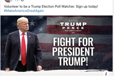 Martialischer Ton: Kämpfen für den US-Präsidenten in der „Armee für Trump“
