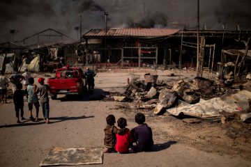 Griechenland / „Moria gibt es nicht mehr“: Flammeninferno zerstört Flüchtlingslager