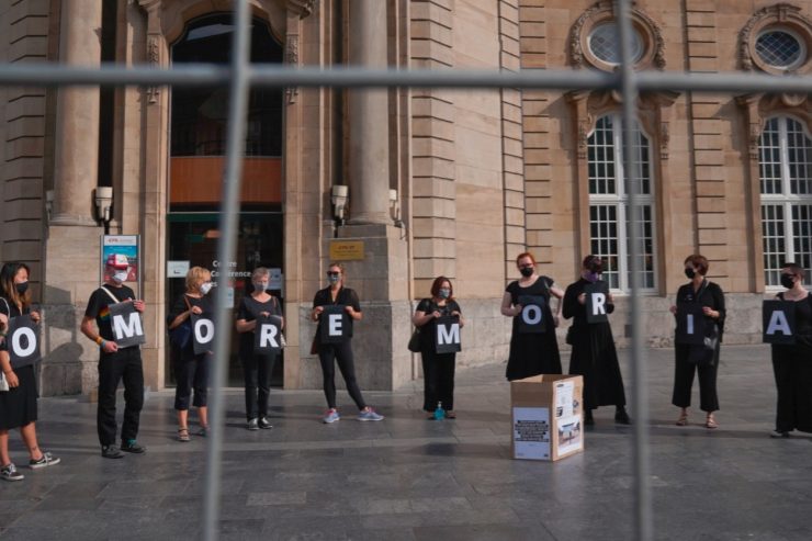 „No more Moria“ / Aktivisten demonstrieren auch in Luxemburg für Flüchtlingsaufnahme und gegen EU-Politik