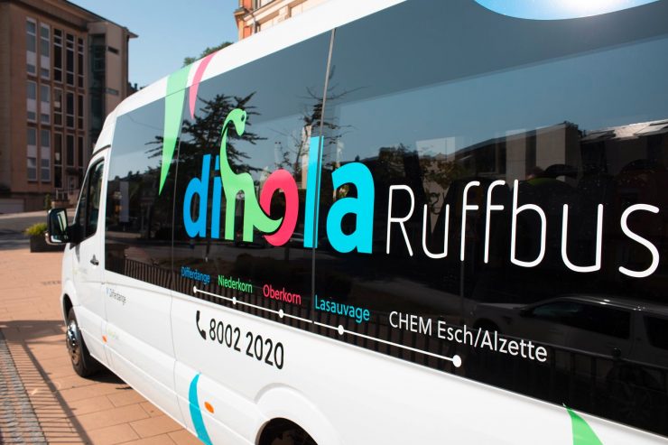 Differdingen / Bei Anruf Bus: Eine Fahrt im „Dinola-Ruffbus“ kostet 2 Euro