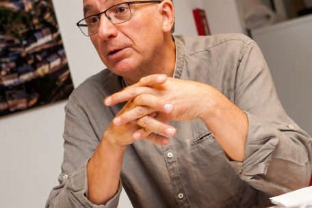 Marcel Lorenzini bei der Generalversammlung des CDMH im Jahr 2014. Die Idee, das Thema Luxemburg-Afrika zu behandeln, beschäftigt ihn bereits seit einigen Jahren