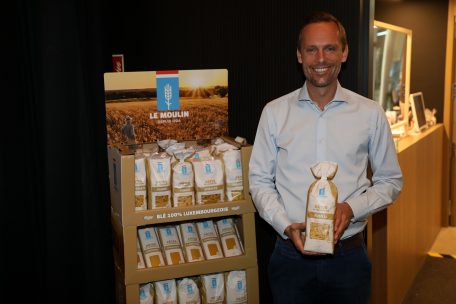 Hat gut lachen: Jean Muller, Direktor der Klengbettener Millen, freut sich, die erste Pasta aus hundert Prozent Luxemburger Weizen und die erste Pasta überhaupt in der Geschichte des Familienunternehmens offiziell vorzustellen.