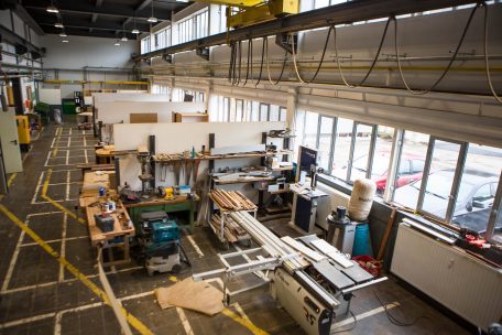 Im Differdinger 1535° können die Mitarbeiter des „Okkasiounsbuttik“ ihrer Kreativität freien Lauf lassen