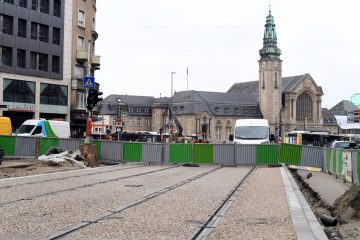 Luxemburg-Stadt / Am 13. Dezember geht die Tramtrasse zwischen „Stäreplaz“ und „Gare“ in Betrieb