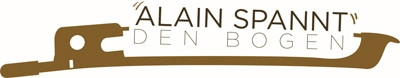 Logo Alain spannt den Bogen