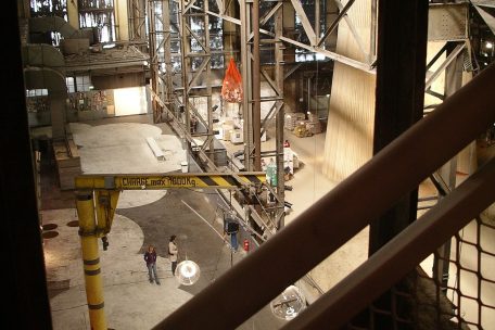 Die Gebläsehalle ist 160 Meter lang, 72 Meter breit und 28 Meter hoch