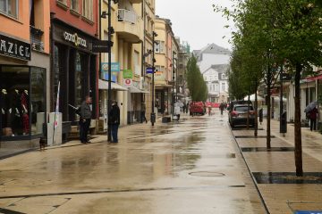 Düdelingen / Bürgermeister Biancalana zu den Vorteilen eines Shared Space gegenüber einer Fußgängerzone