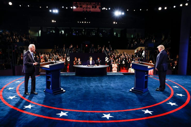 US-Wahlen / Trump und Biden gelingt gesittete TV-Debatte