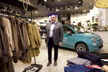 Séverin Laface bei der Eröffnung des Concept Store „Robin du lac“