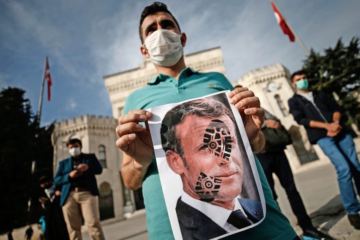 Konflikt mit Macron / Erdogan ruft zu Boykott französischer Waren auf