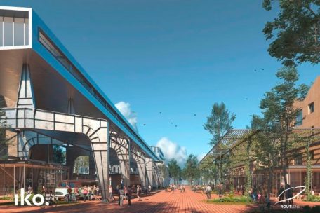 So soll es im neuen Viertel „Rout Lëns“ auf „Terres-Rouges“ in Zukunft aussehen