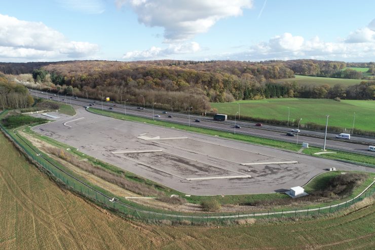 Infrastruktur / Verzögerung an der A4: Neue Total-Tankstelle kommt frühestens Mitte 2021