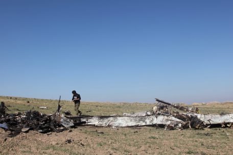 Umgebautes Flugzeug: Abgeschossene „Kamikaze-Drohne“ an der Front nahe Martuni
