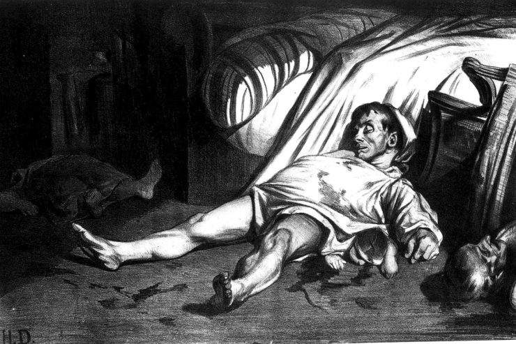 Lithographie / Daumier et ses caricatures