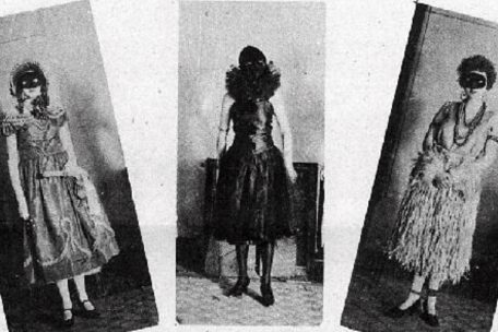 Femmes masquées au bal de l’ASSOSS en mars 1926