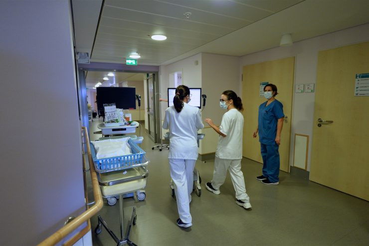 Centre hospitalier du Nord / Nur noch Notoperationen: 12 von 16 Betten in der „Réanimation“ sind von Covid-Patienten belegt