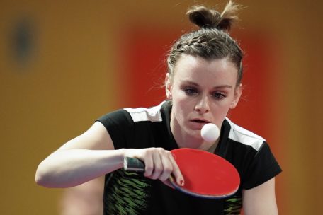 Tischtennis / Sarah De Nutte mit ihrem Verein auf Titelkurs 