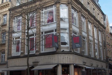 Das ehemalige Gebäude des Warenhauses „Klees-Kaiser – Louis Brahms“