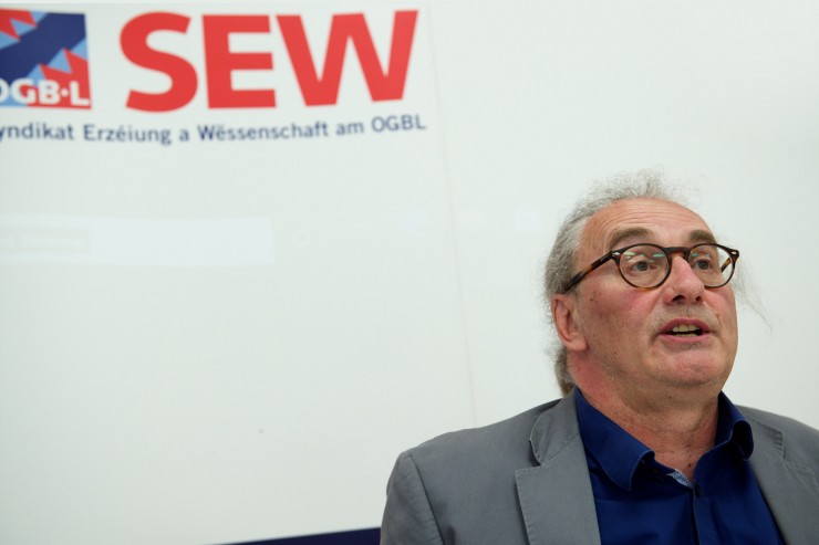 SEW/OGBL / Eine Gewerkschaft zerlegt Claude Meisch: Kritik am Krisenmanagement des Bildungsministers