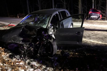 Beim schweren Unfall zwischen Waldhaff und Gonderingen wurden vier Personen verletzt