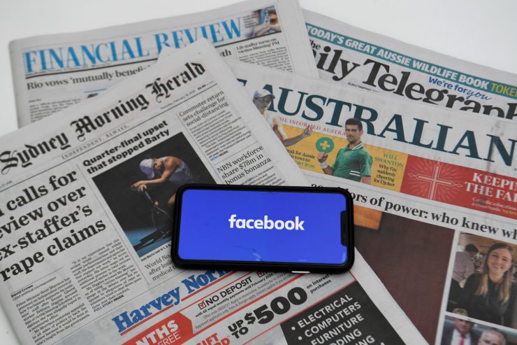 Streit über Gesetz / Showdown mit Facebook in Australien