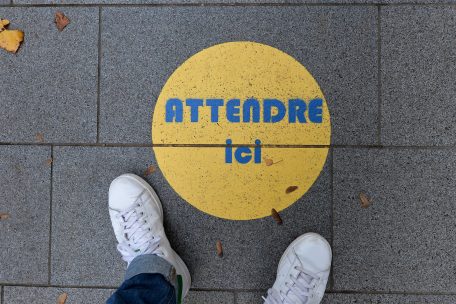 Auch an Abstandsmesser auf den Böden gewöhnte man sich schnell.