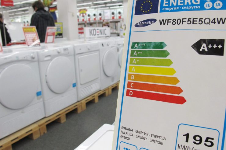 Energieeffizienz / Neue Noten für Waschmaschinen und Co: Seit 1. März gelten neue Energielabels