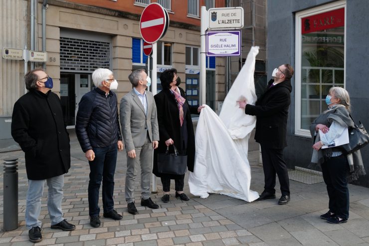 Esch / Aus Alzettestraße wird rue Gisèle Halimi: 39 temporäre Straßennamen für die Gleichberechtigung