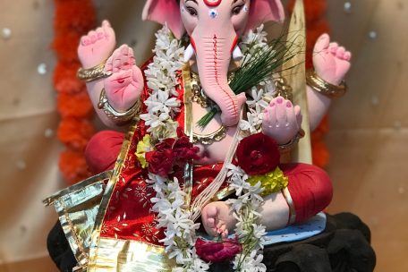 Ganesha, der Gott mit dem Elefantengesicht, gilt als Glücksbringer. Ihm wird nachgesagt, alle Hindernisse aus dem Weg räumen zu können.