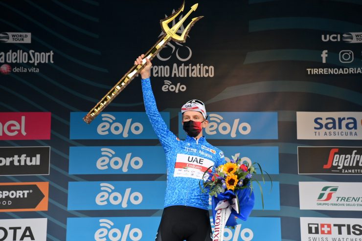 Tirreno-Adriatico / Pogacar gewinnt Rundfahrt – Van Aert siegt beim finalen Zeitfahren, Geniets 28.