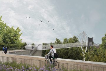 Fahrradbrücke Cents-Weimershof / Harsche Kritik aus dem Tal