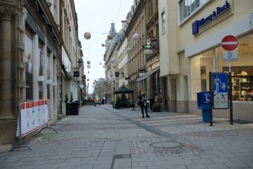Luxemburg-Stadt / Zufahrt zur Fußgängerzone wird mit Pollern eingeschränkt