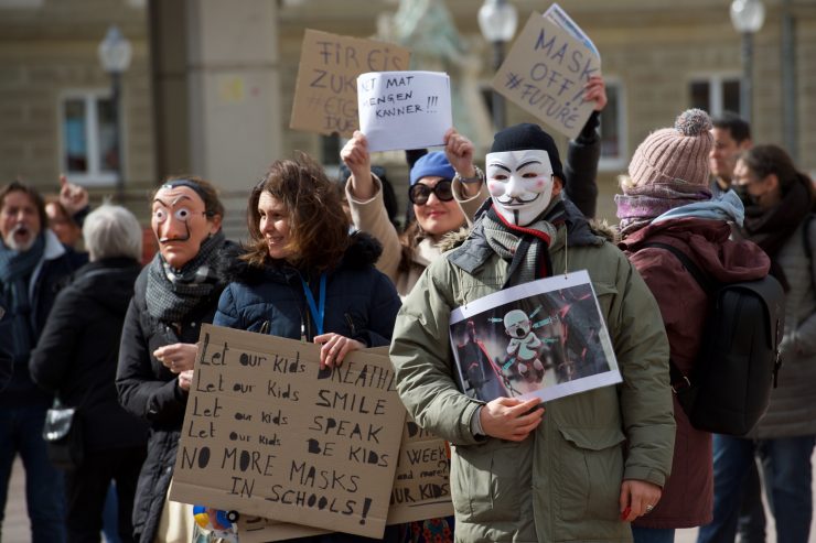Luxemburg / Herausforderung für die Polizei: Wöchentliche Demonstration gegen Corona-Vorschriften