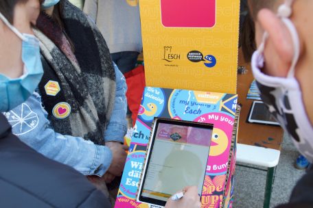 Die Aktion begann am Wochenende mit einem Stand in der Alzettestraße