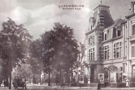 Volkshaus am Boulevard Royal um 1914