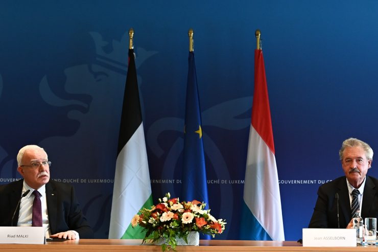 Naher Osten / Palästinas Außenminister Riad Malki sucht Unterstützung in der EU und Luxemburg für Palästinenser-Wahlen