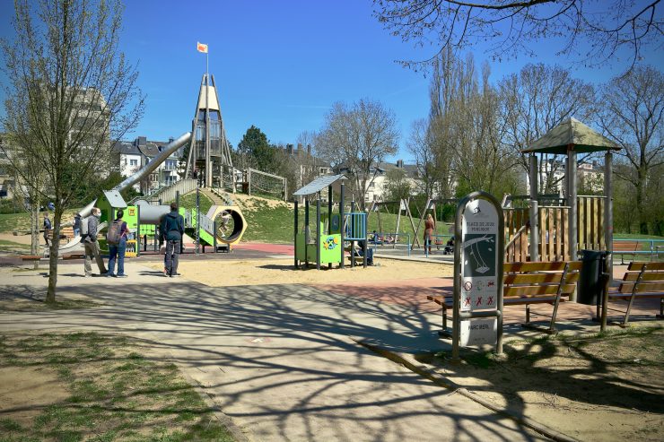 Erholungsort / Spielplatz im Merler Park wird neugestaltet