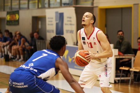 Fühlen sich wohl in der Rolle des Außenseiters: Jean Kox (in Weiß) und die Musel Pikes spielen zurzeit ohne großen Druck auf