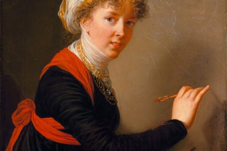 Elisabeth Louise Vigée Le Brun, „Autoportrait de l'artiste peignant le portrait de l'impératrice Maria Féodorovna“, 1800