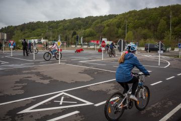 Im Verkehrsgarten / 180 Düdelinger Schüler bereiten sich auf die „Coupe scolaire“ vor