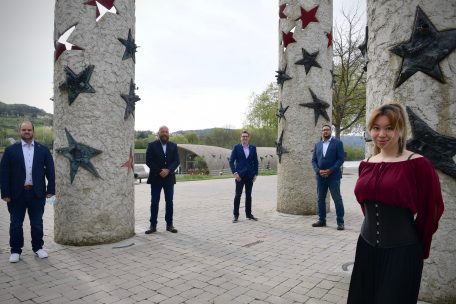 V.l.: Marc Goergen, Daniel Frères, Sven Clement, Starsky Flor, Rebecca Lau