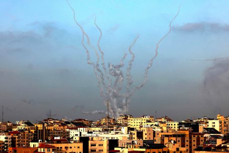 „Botschaft an den Feind“: Aus Gaza von der Hamas abgeschossene Raketen