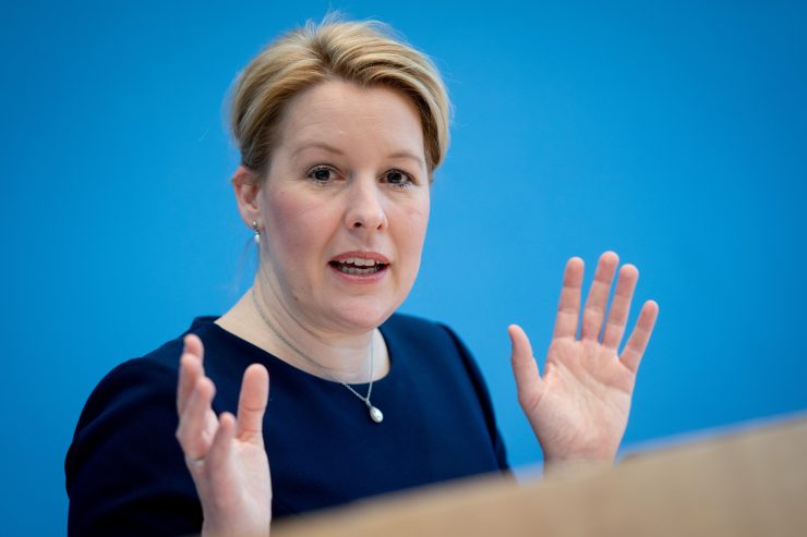 Deutschland / SPD-Kanzlerkandidat Olaf Scholz will weiter mit Franziska Giffey Wahlkampf machen