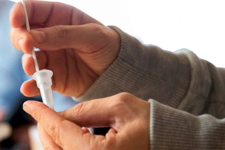 Der Schnelltest gehört seit einer guten Woche zum Restaurantbesuch dazu