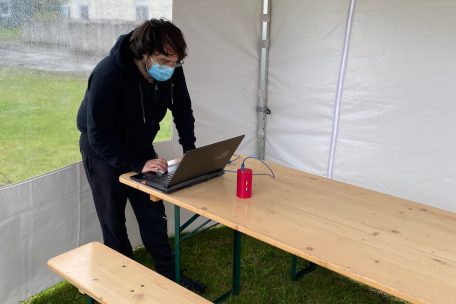 Als begeisterter Tüftler übernahm Cédric Schintgen den Lead bei der Konzeption des Satelliten