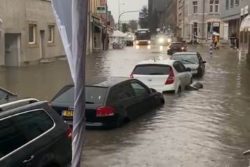 Unwetter über Luxemburg / Ausnahmezustand in Differdingen: Rettungskräfte rücken für 110 Einsätze aus