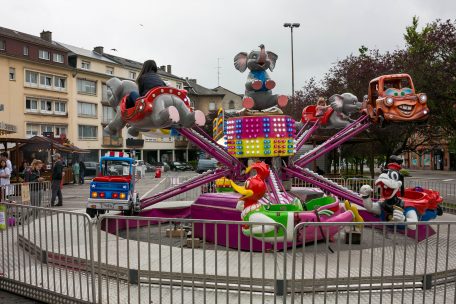 Erstmals seit Jahrzehnten fand die Escher Pfingstkirmes wieder ihren Weg zum Benelux-Platz